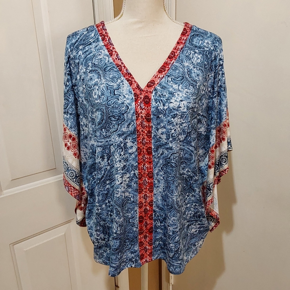 🌺 Like New Unity World Wear Silky Blouse